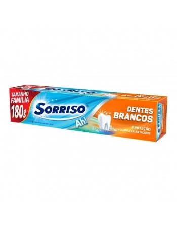 CREME DENTAL SORRISO DENTES BRANCOS 180G