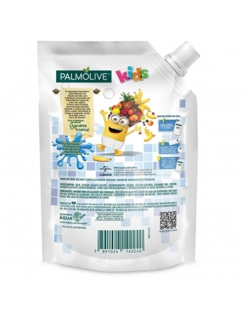 SABONETE LÍQUIDO INFANTIL PALMOLIVE KIDS MINIONS 200ML REFIL