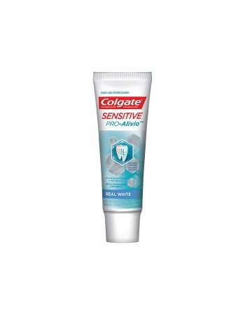 CREME DENTAL COLGATE SENSITIVE PRÓ ALÍVIO REAL WHITE 110G