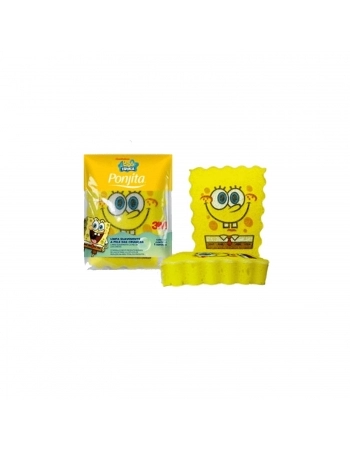 ESPONJA DE BANHO INFANTIL PONJITA BOB ESPONJA