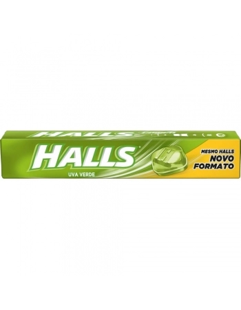 HALLS UVA VERDE 21 UNIDADES DE 28G
