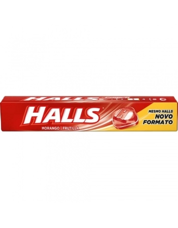 HALLS MORANGO 21 UNIDADES DE 28G