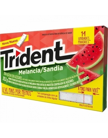 TRIDENT MELANCIA 12 UNIDADES DE 25,2G