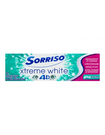 CREME DENTAL SORRISO XTREME WHITE 4D MINT 70G