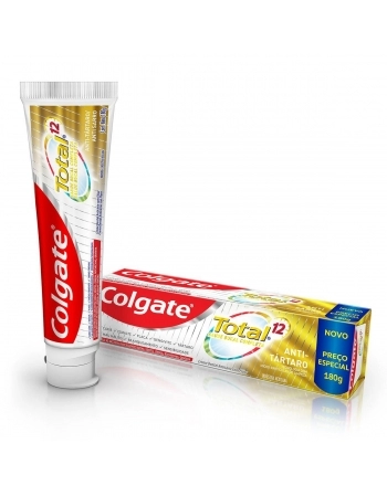 CREME DENTAL COLGATE TOTAL 12 ANTI TÁRTARO 180G