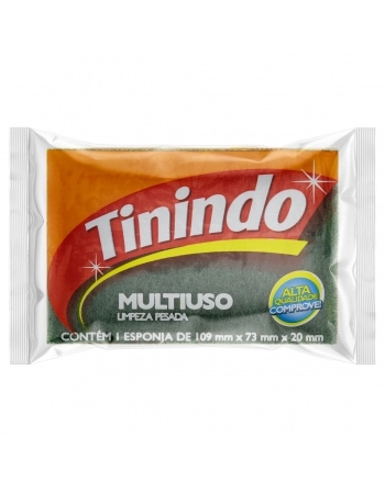 ESPONJA TININDO UNITÁRIA LEVE 12 PAGUE10