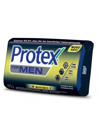 SABONETE EM BARRA PROTEX MEN 3 EM 1 85G