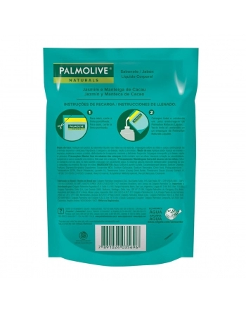 SABONETE LÍQUIDO PALMOLIVE NATURALS SUAVIDADE DELICADA 200ML REFIL