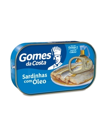 SARDINHAS AO PROPRIO SUCO COM OLEO COMESTIVEL 50 X 125 GR