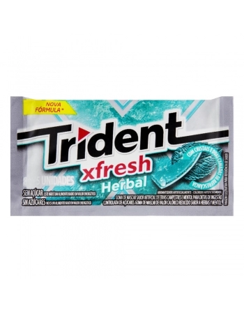 TRIDENT XFRESH HERBAL 21 UNIDADES DE 8G