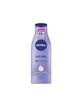 BODY HIDRATANTE NIVEA SOFT MILK 200ML