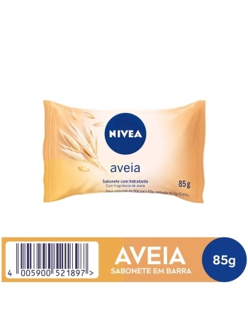 SABONETE EM BARRA NIVEA AVEIA COM HIDRATANTE 85G