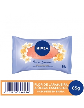 SABONETE EM BARRA NIVEA FLOR DE LARANJEIRA & ÓLEOS ESSENCIAIS 85G