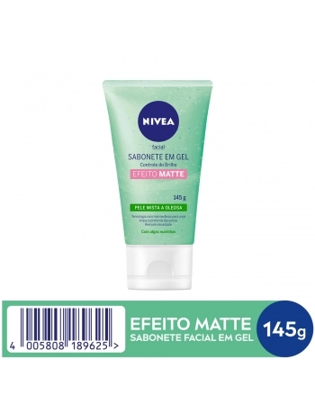 SABONETE EM GEL NIVEA CONTROLE DE BRILHO 150M