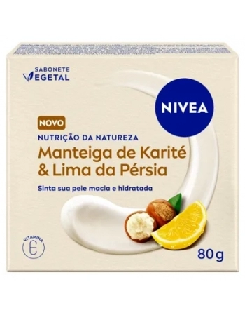 SABONETE VEGETAL MANTEIGA DE KARITÉ & LIMA DA PÉRSIA 80G