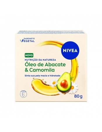 SABONETE VEGETAL EM BARRA ÓLEO DE ABACATE E CAMOMILA 80G