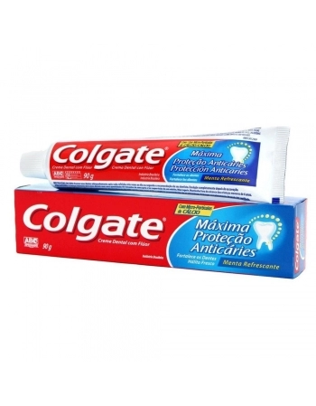 CREME DENTAL COLGATE MÁXIMA PROTEÇÃO ANTICÁRIES 90G 3X