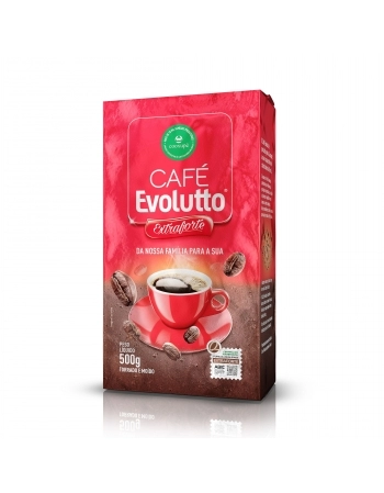 CAFÉ EVOLUTTO EXTRAFORTE MOÍDO 500 G EMBALDADO A VÁCUO