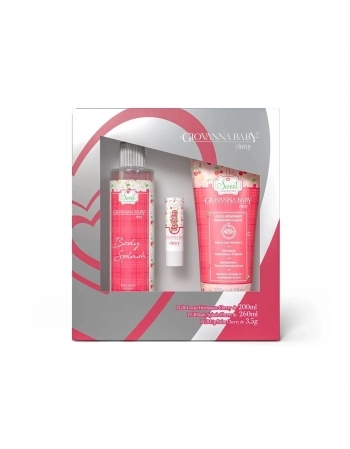 GB KIT BODY + LOÇAO+ BALM CHERRY
