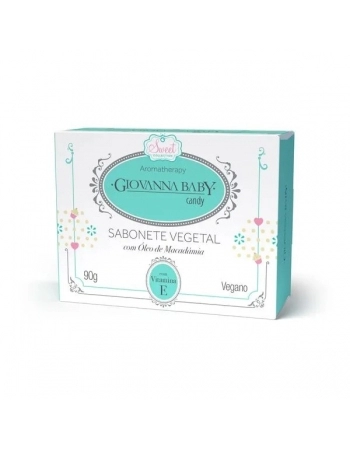 GB SABONETE VEGETAL RETANGULAR CANDY 90G