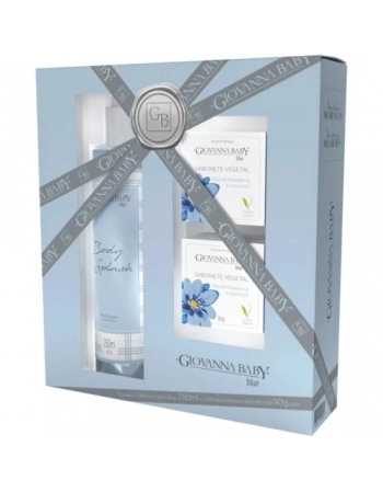 GB KIT BODY SPLASH + 2 SAB.90G BLUE