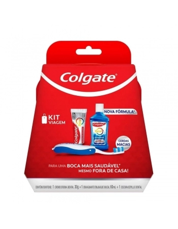 KIT VIAGEM COLG ANTIS BUCAL S ALCOOL 60ML+CD TT ORIG MINT 30G+ED