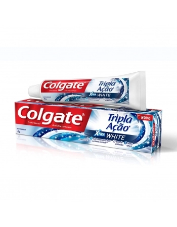 CREME DENTAL COLGATE TRIPLA AÇÃO XTRA WHITE 70G