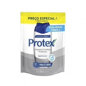 SAB LIQ REFIL ANTIBACTERIANO PROTEX LIMPEZA PROFUNDA 200ML