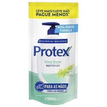 SAB LIQ REFIL PROTEX ERVA DOCE 500ML LMPM