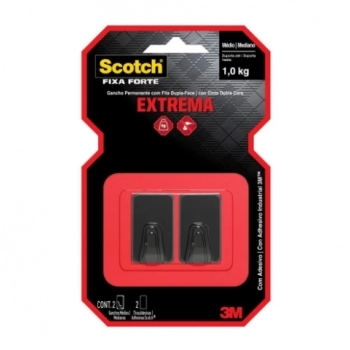 GANCHO MEDIO SCOTCH PRETO X2