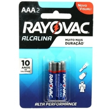 PILHA ZC RAY AAA2 24 MULTIBLISTER 16 SM-384