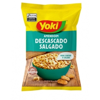 AMENDOIM DESCASCADO SALGADO 12X350G