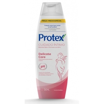 SABONETE LÍQUIDO ÍNTIMO PROTEX DELICATE CARE 350ML