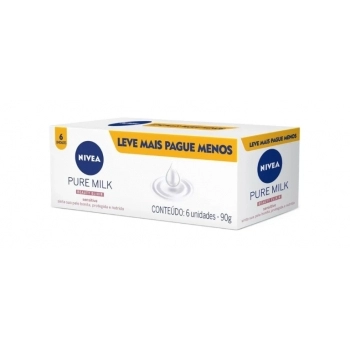 SABONETE MILK SENS 6X90G BOX L+ P-